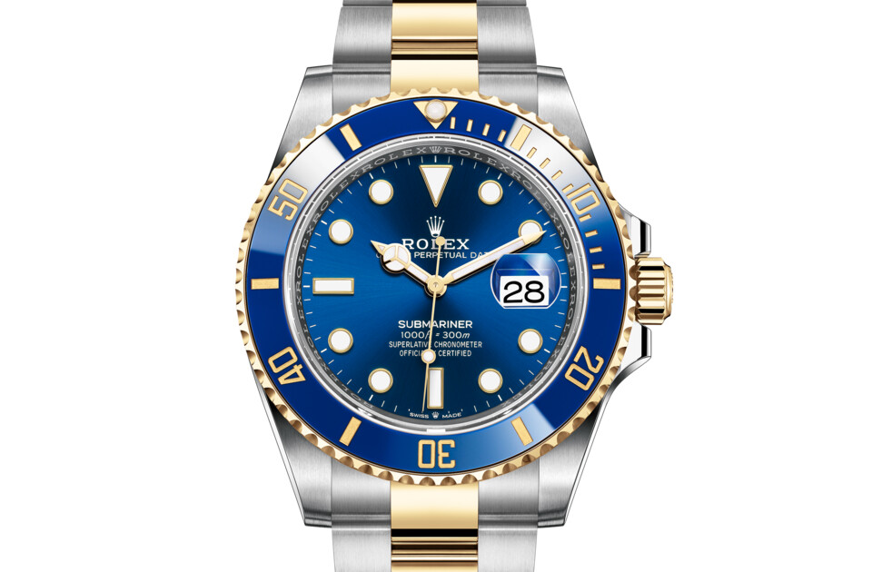 Rolex Submariner Date en Rolesor jaune – combinaison d’acier Oystersteel et d’or jaune M126613LB-0002 chez Frayssinet Joaillier