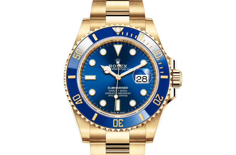 Rolex Submariner Date en or jaune 18 ct M126618LB-0002 chez Raynal