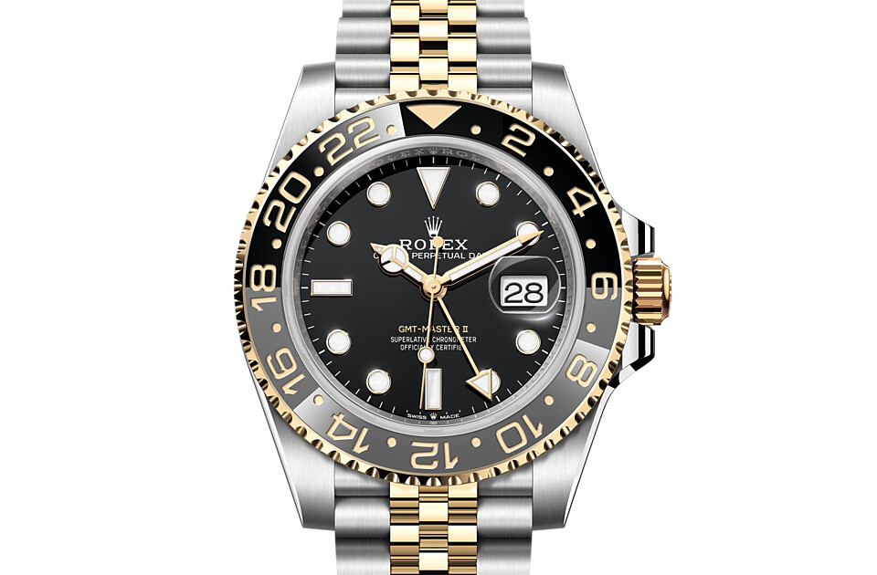 Rolex GMT‑Master II in Yellow Rolesor - combination of Oystersteel and yellow gold M126713GRNR-0001 at The Vault