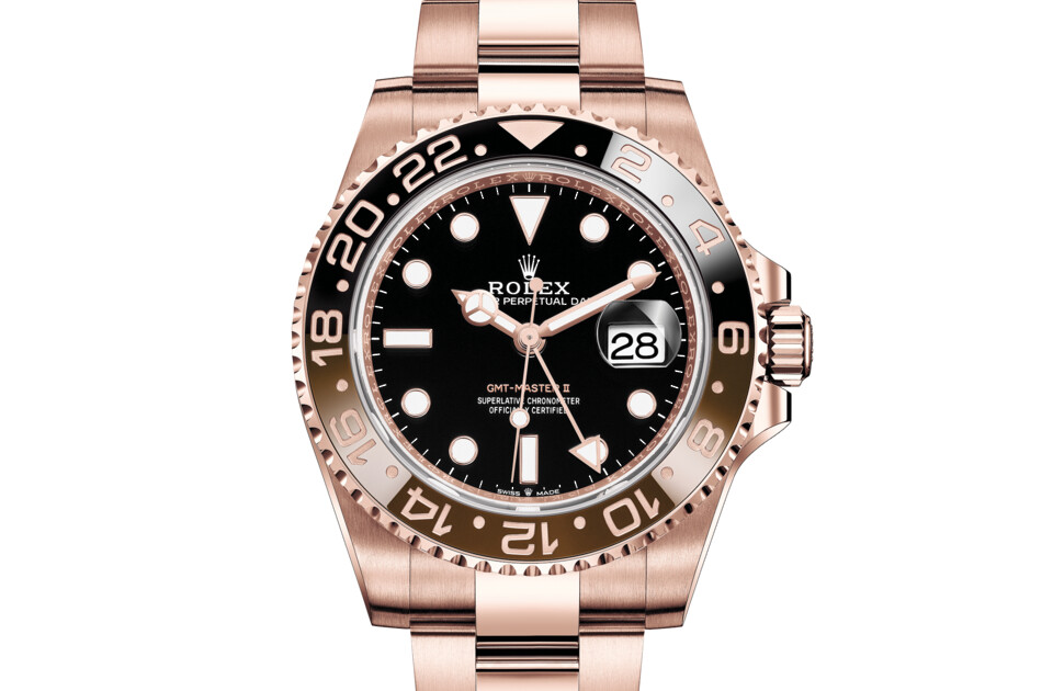 Rolex GMT‑Master II en Or Everose 18 ct M126715CHNR-0001 chez Dubail