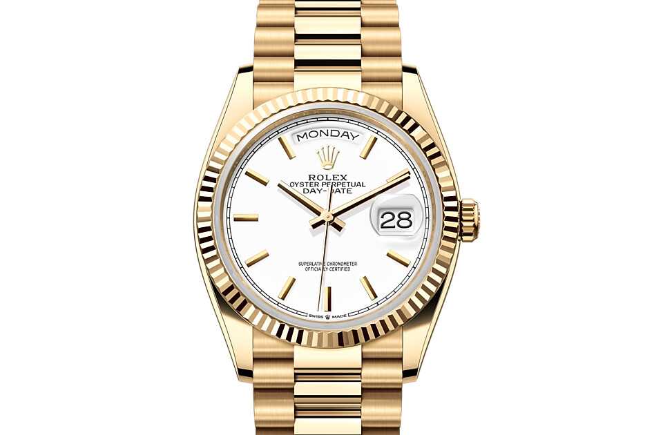 Rolex Day‑Date 36 in 18 ct yellow gold M128238-0081 at Dubail