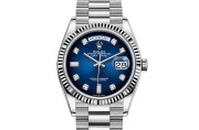 Rolex Day‑Date 36 en Or gris 18 ct M128239-0023 chez Raynal