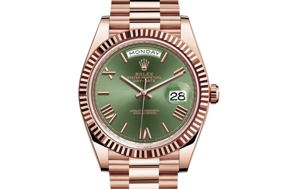 Rolex Day‑Date 40 en Or Everose 18 ct M228235-0025 chez Hardy