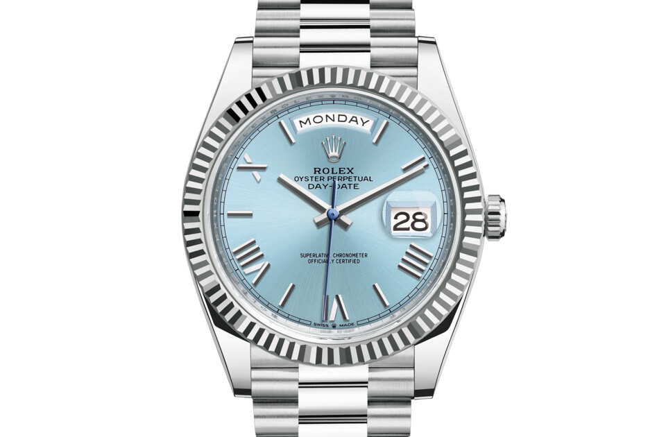 Rolex Day‑Date 40 in Platinum M228236-0012 at Felopateer Palace