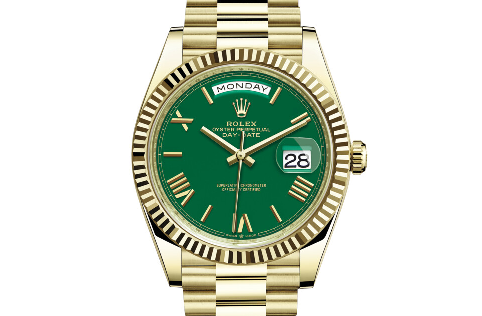 Rolex Day‑Date 40 en or jaune 18 ct M228238-0061 chez Hardy