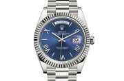 Rolex Day‑Date 40 in 18 ct white gold M228239-0007 at The Vault