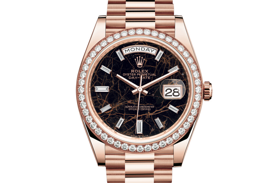 Rolex Day‑Date 40 en Or Everose 18 ct M228345RBR-0016 chez Dubail