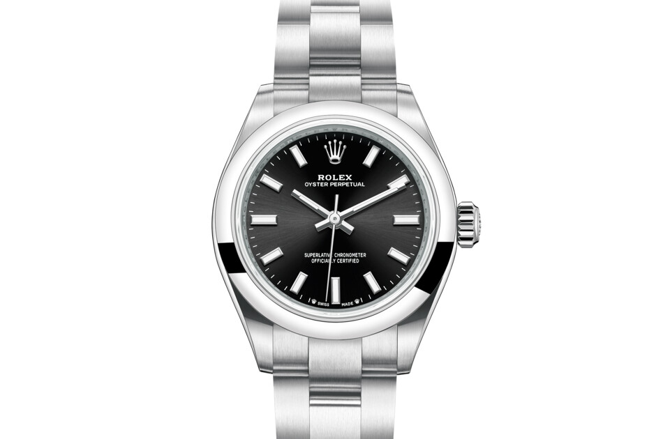Rolex Oyster Perpetual 28 in Oystersteel M276200-0002 at Felopateer Palace