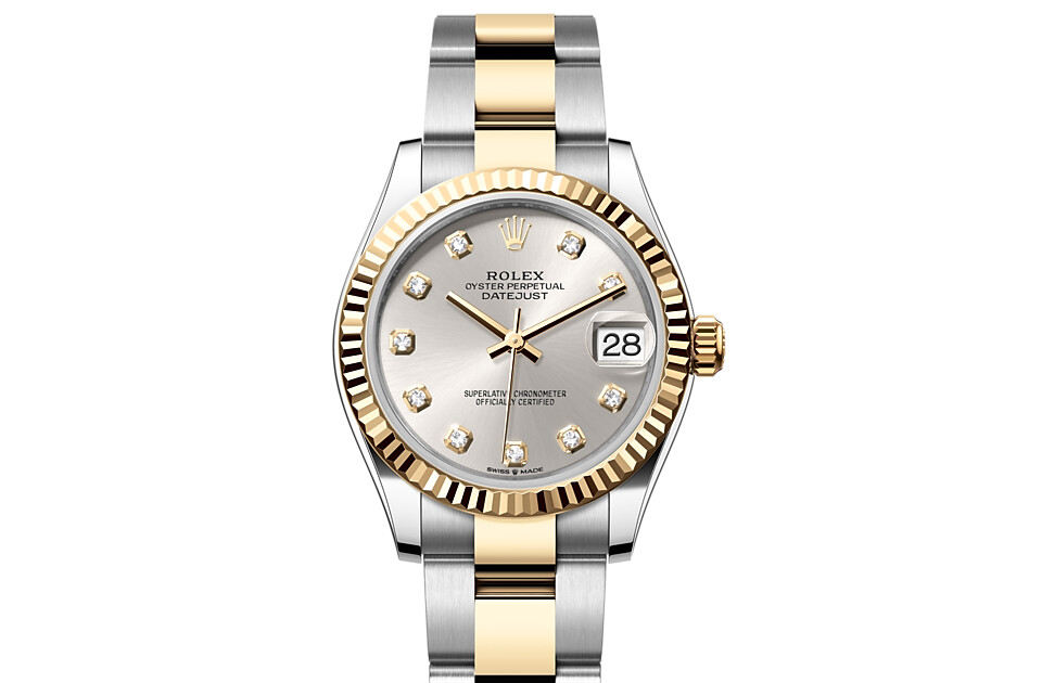 Rolex Datejust 31 in Yellow Rolesor - combination of Oystersteel and yellow gold M278273-0019 at Felopateer Palace