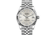 Rolex Datejust 31 in White Rolesor - combination of Oystersteel and white gold M278274-0030 at Dubail