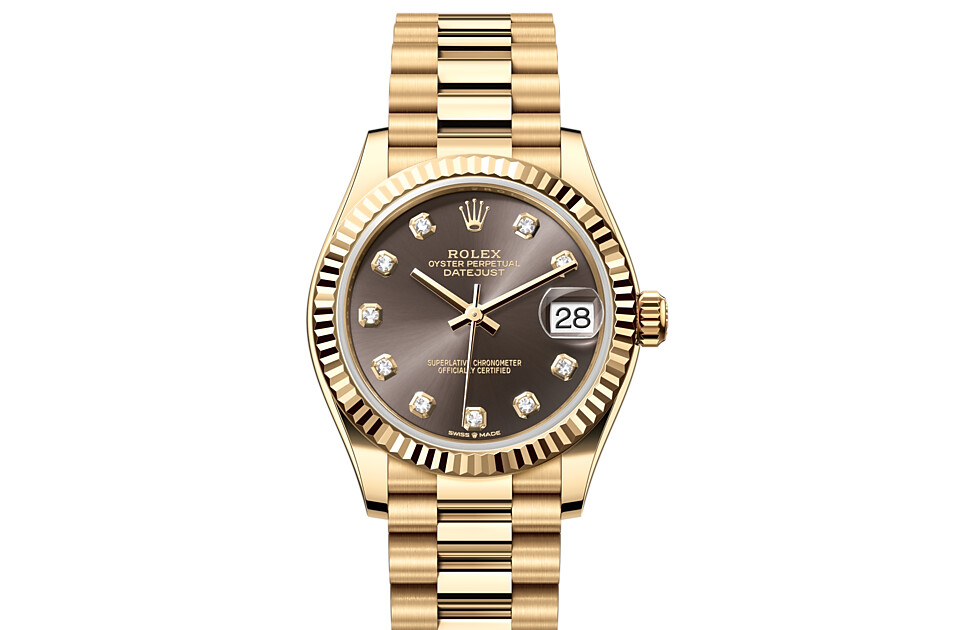 Rolex Datejust 31 in 18 ct yellow gold M278278-0036 at Dubail
