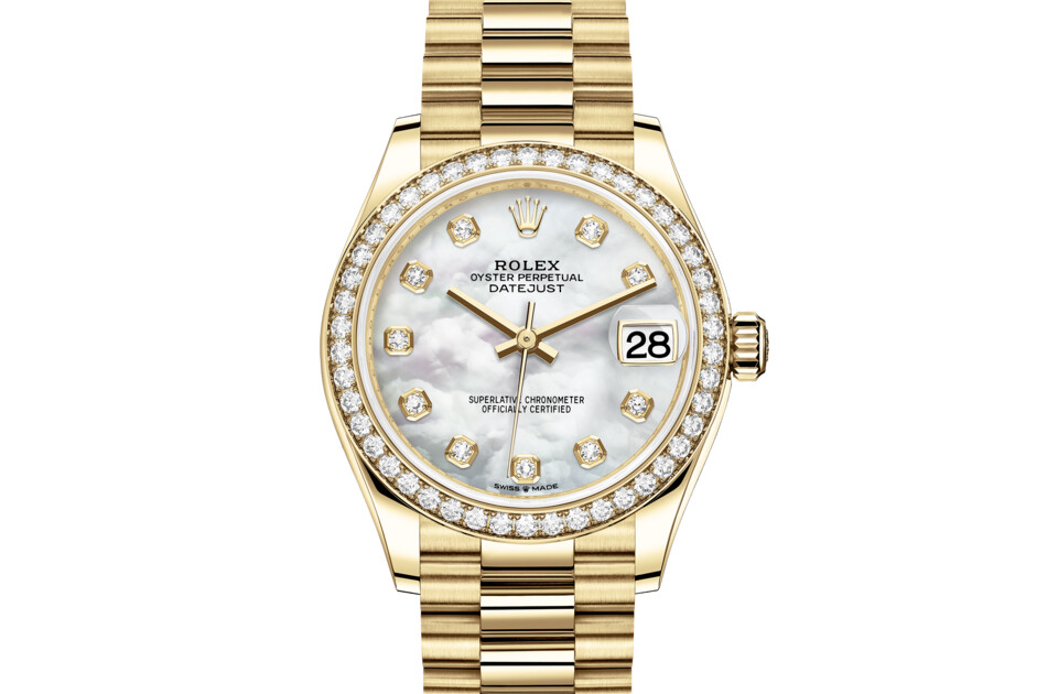 Rolex Datejust 31 in 18 ct yellow gold M278288RBR-0006 at Ferret