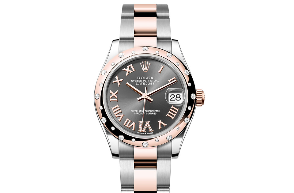 Rolex Datejust 31 in Everose Rolesor - combination of Oystersteel and Everose gold M278341RBR-0029 at Dubail