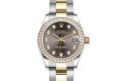 Rolex Datejust 31 in Yellow Rolesor - combination of Oystersteel and yellow gold M278383RBR-0021 at ACRE