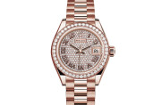 Rolex Lady‑Datejust en Or Everose 18 ct M279135RBR-0021 chez Dubail