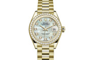 Rolex Lady‑Datejust en or jaune 18 ct M279138RBR-0015 chez Dubail