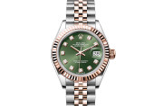 Rolex Lady‑Datejust en Rolesor Everose – combinaison d’acier Oystersteel et d’or Everose M279171-0007 chez Dubail