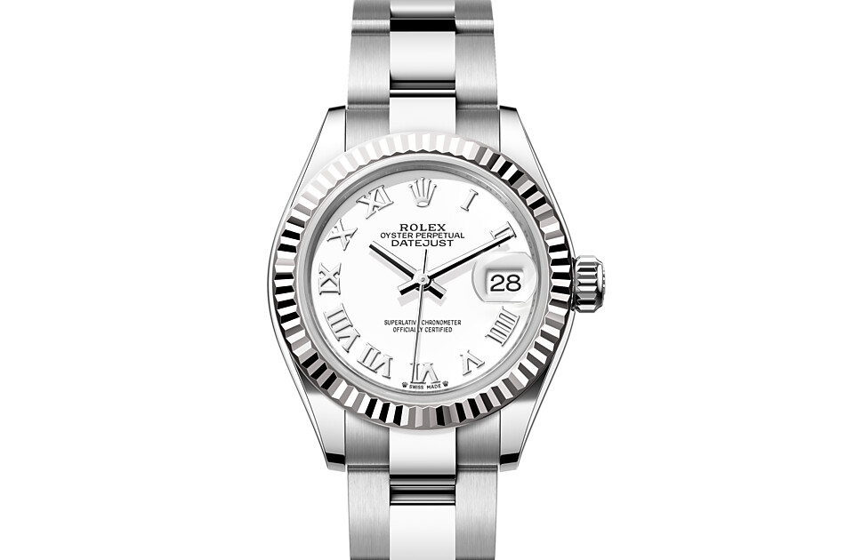 Rolex Lady‑Datejust in White Rolesor - combination of Oystersteel and white gold M279174-0020 at Saddik & Mohamed Attar