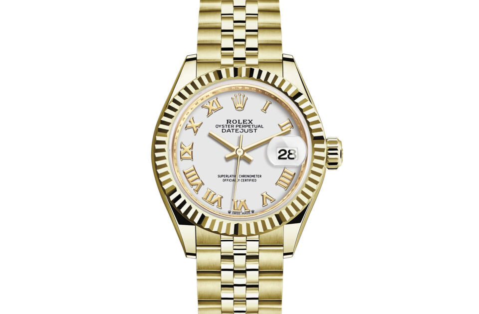 Rolex Lady‑Datejust in 18 ct yellow gold M279178-0030 at DOUX Joaillier