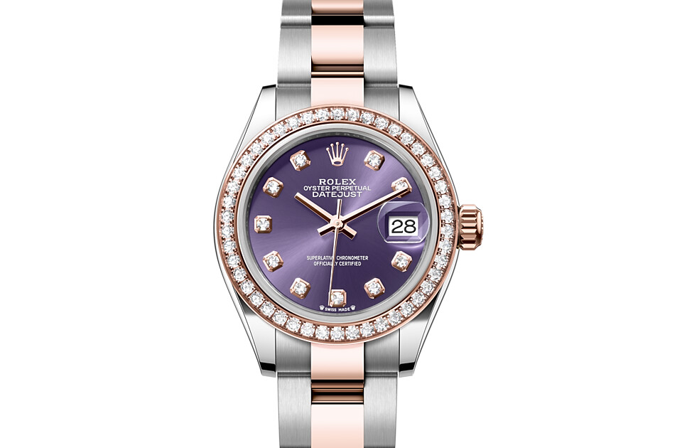 Rolex Lady‑Datejust in Everose Rolesor - combination of Oystersteel and Everose gold M279381RBR-0016 at Dubail