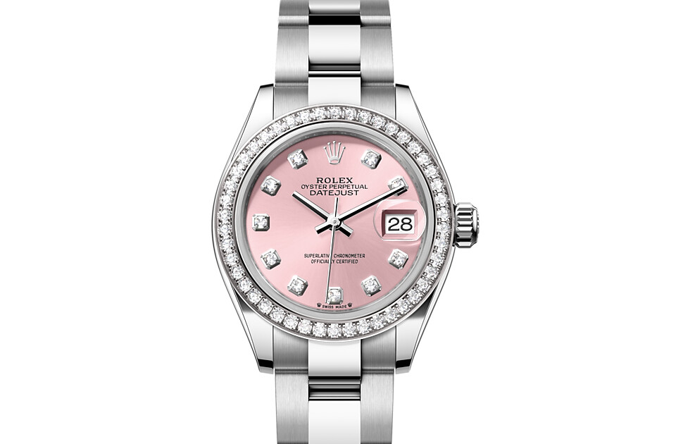 Rolex Lady‑Datejust in White Rolesor - combination of Oystersteel and white gold M279384RBR-0004 at Felopateer Palace