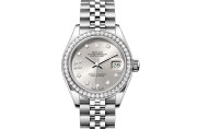 Rolex Lady‑Datejust in White Rolesor - combination of Oystersteel and white gold M279384RBR-0021 at Felopateer Palace