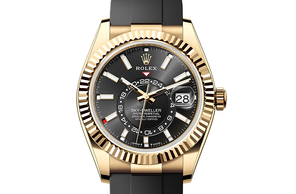Rolex Sky-Dweller in 18 ct yellow gold M336238-0002 at Felopateer Palace