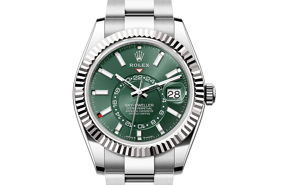 Rolex Sky-Dweller in White Rolesor - combination of Oystersteel and white gold M336934-0001 at Raynal
