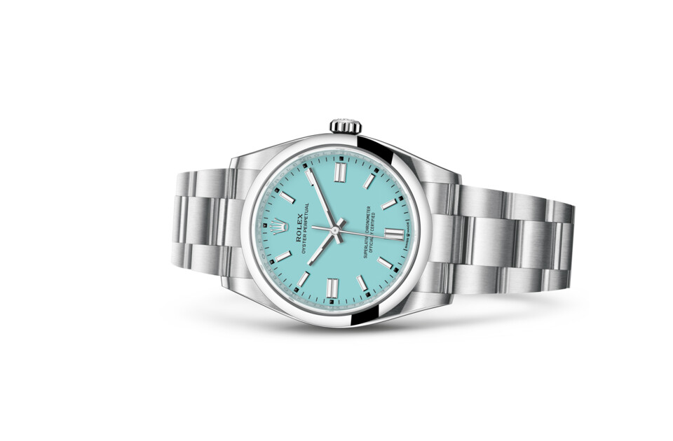 Rolex Oyster Perpetual 36 in Oystersteel M126000-0006 at The Vault - view 2