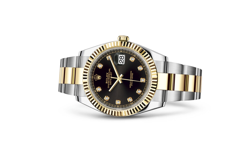Rolex Datejust 41 in Yellow Rolesor - combination of Oystersteel and yellow gold M126333-0005 at Ferret - view 2