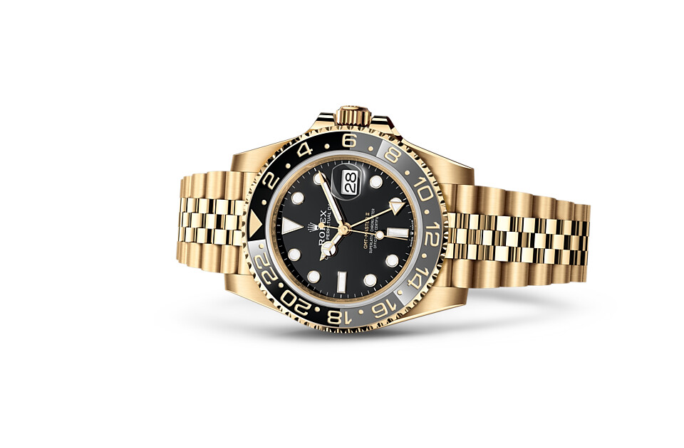Rolex GMT‑Master II in 18 ct yellow gold M126718GRNR-0001 at ACRE - view 2