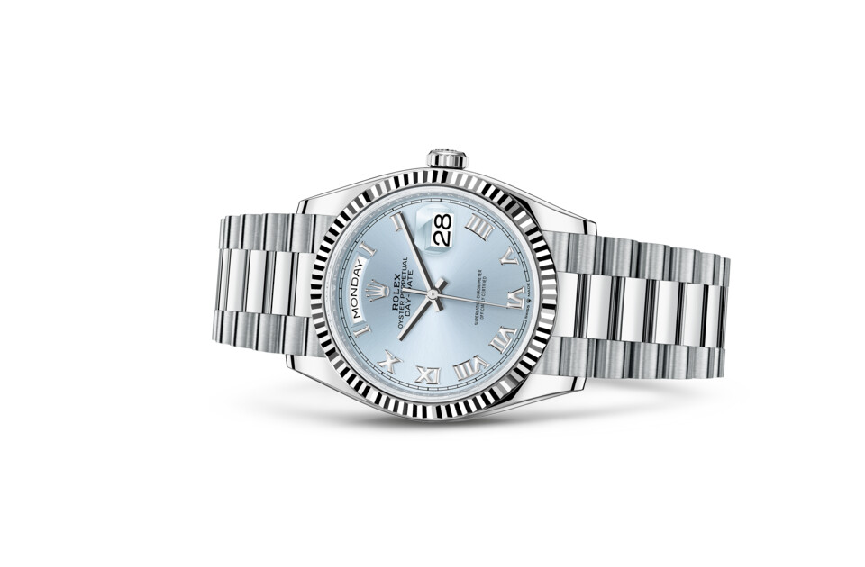 Rolex Day‑Date 36 in Platinum M128236-0008 at Dubail - view 2