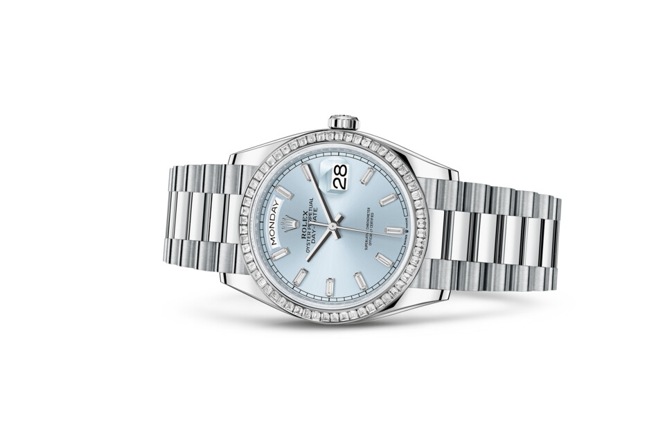 Rolex Day‑Date 36 in Platinum M128396TBR-0003 at ACRE - view 2