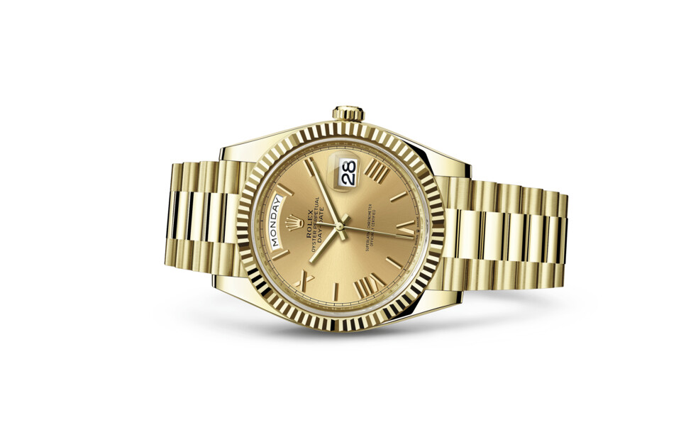 Rolex Day‑Date 40 en or jaune 18 ct M228238-0006 chez Maison Prieur - vue 2