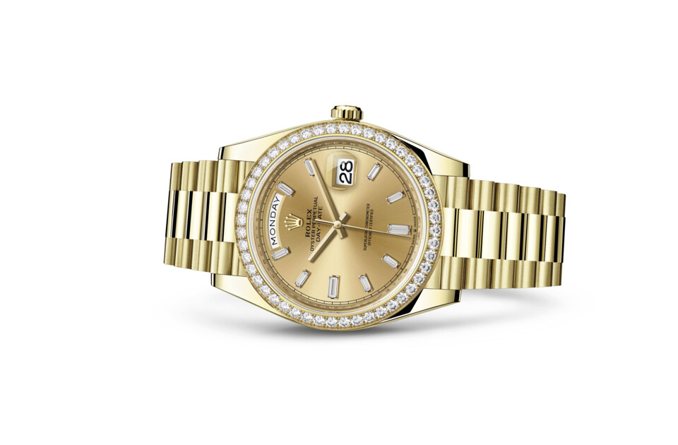 Rolex Day‑Date 40 en or jaune 18 ct M228348RBR-0002 chez Hardy - vue 2
