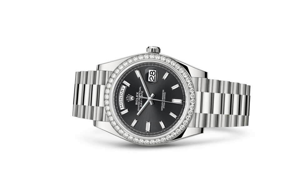 Rolex Day‑Date 40 in 18 ct white gold M228349RBR-0003 at Felopateer Palace - view 2