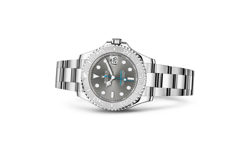 Rolex Yacht‑Master 37 in Rolesium - combination of Oystersteel and platinum M268622-0002 at The Vault - view 2