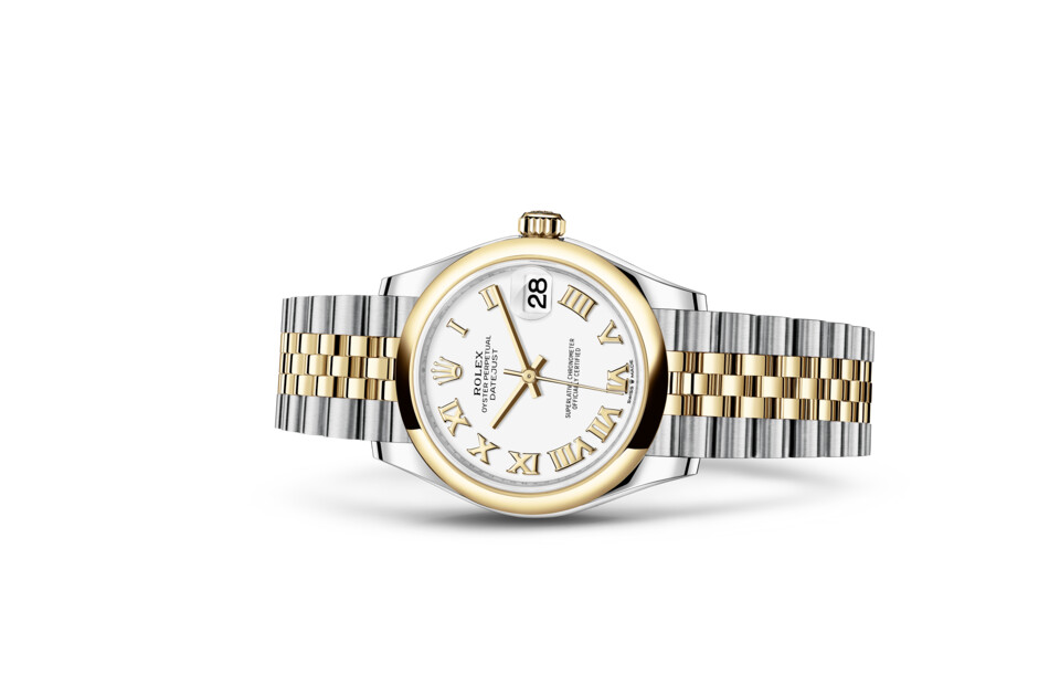 Rolex Datejust 31 in Yellow Rolesor - combination of Oystersteel and yellow gold M278243-0002 at Felopateer Palace - view 2