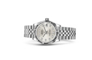 Rolex Datejust 31 in White Rolesor - combination of Oystersteel and white gold M278274-0030 at Dubail - view 2