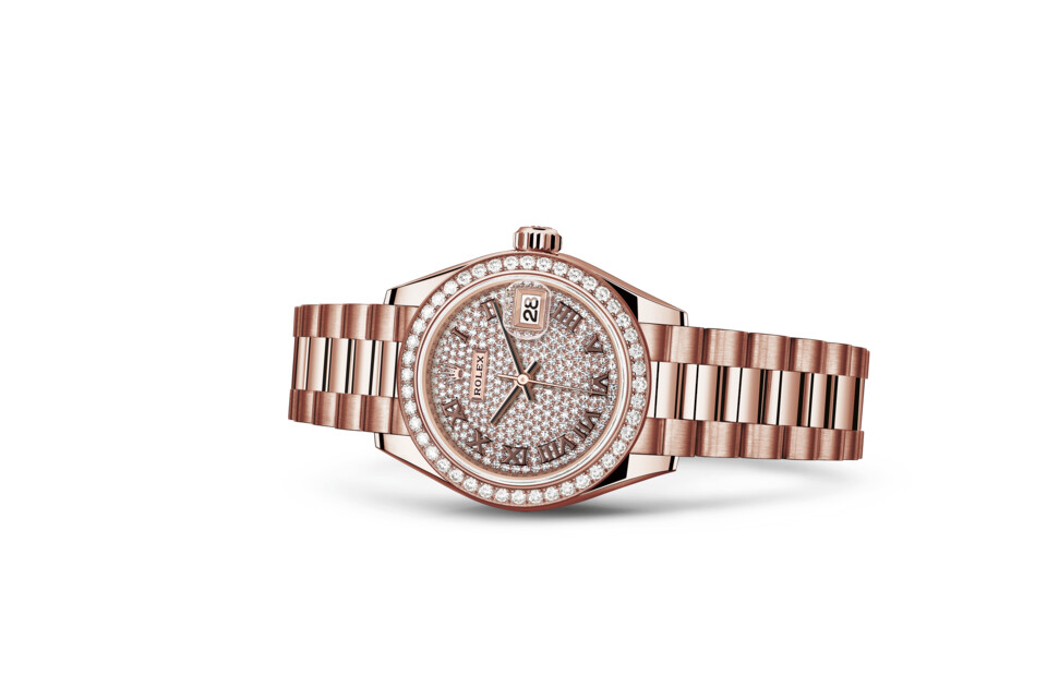Rolex Lady‑Datejust in 18 ct Everose gold M279135RBR-0021 at Ferret - view 2