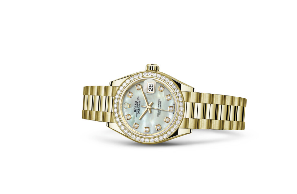 Rolex Lady‑Datejust en or jaune 18 ct M279138RBR-0015 chez Raynal - vue 2