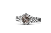 Rolex Lady‑Datejust en Rolesor gris – combinaison d’acier Oystersteel et d’or gris M279174-0015 chez Lassaussois - vue 2