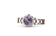 Rolex Lady‑Datejust in Everose Rolesor - combination of Oystersteel and Everose gold M279381RBR-0016 at Dubail - view 2