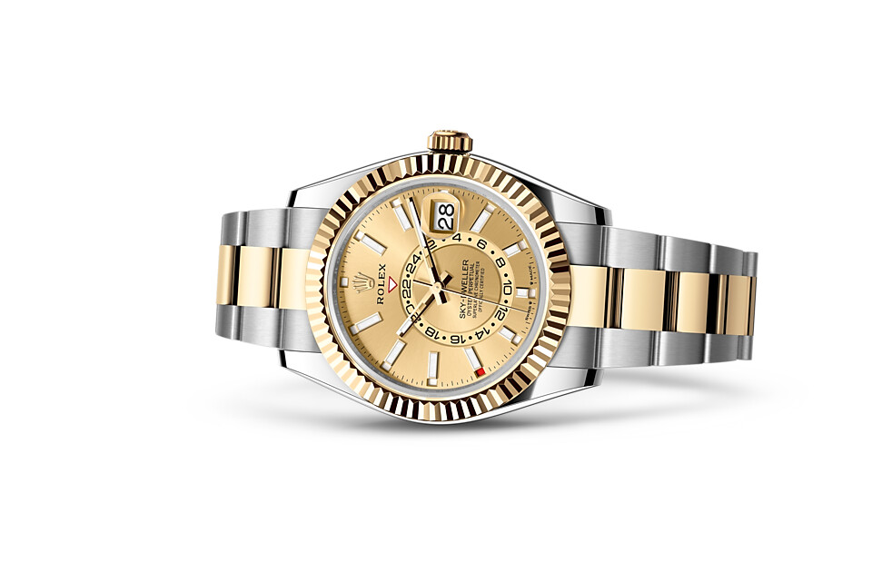 Rolex Sky-Dweller in Yellow Rolesor - combination of Oystersteel and yellow gold M336933-0001 at The Vault - view 2