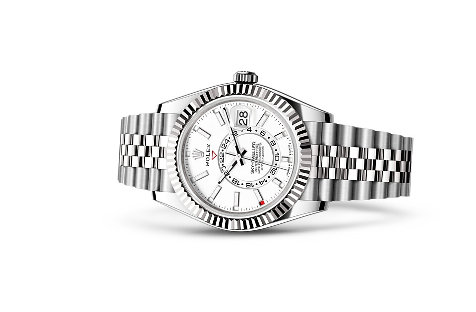Rolex Sky-Dweller in White Rolesor - combination of Oystersteel and white gold M336934-0004 at Felopateer Palace - view 2