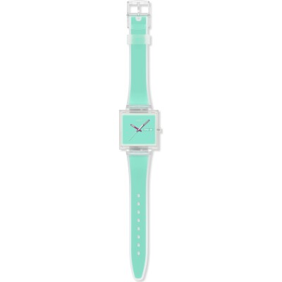 Montre Swatch What If...See Thru Mint? SO38K702