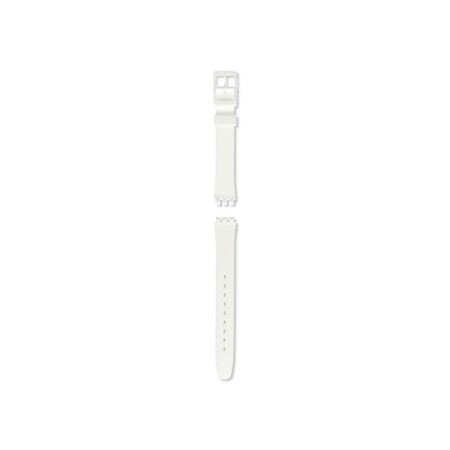 Bracelet de montre en silicone Swatch Hora Blanca