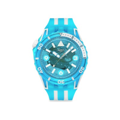 Montre Swatch Scubaqua Blue Fire