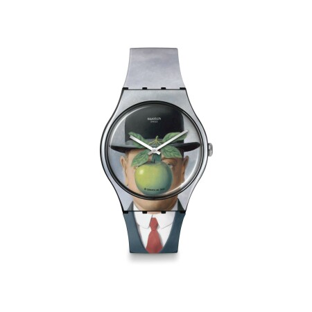 Montre Swatch Art Journey Le fils de l'homme by Rene Magritte