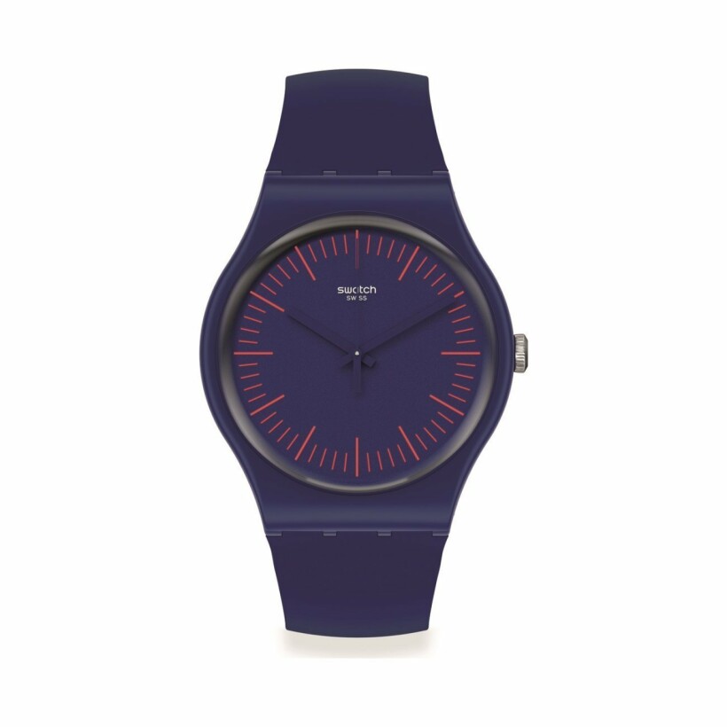 Montre Swatch Monthly Drops Bluenred